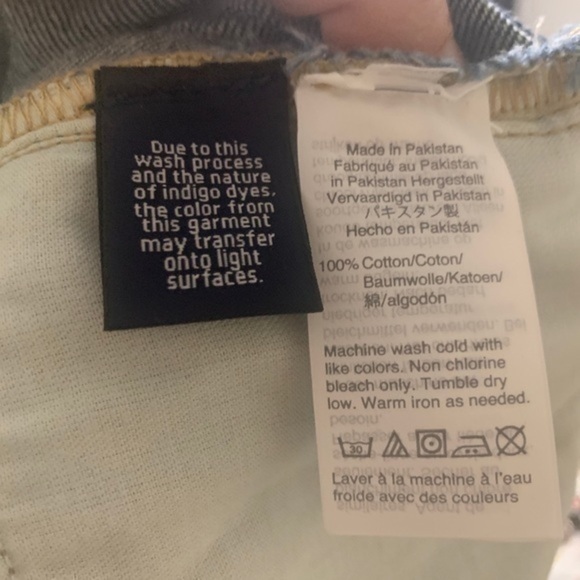 Madewell Rigid Denim Straight Skirt Size 27 - Picture 9 of 9